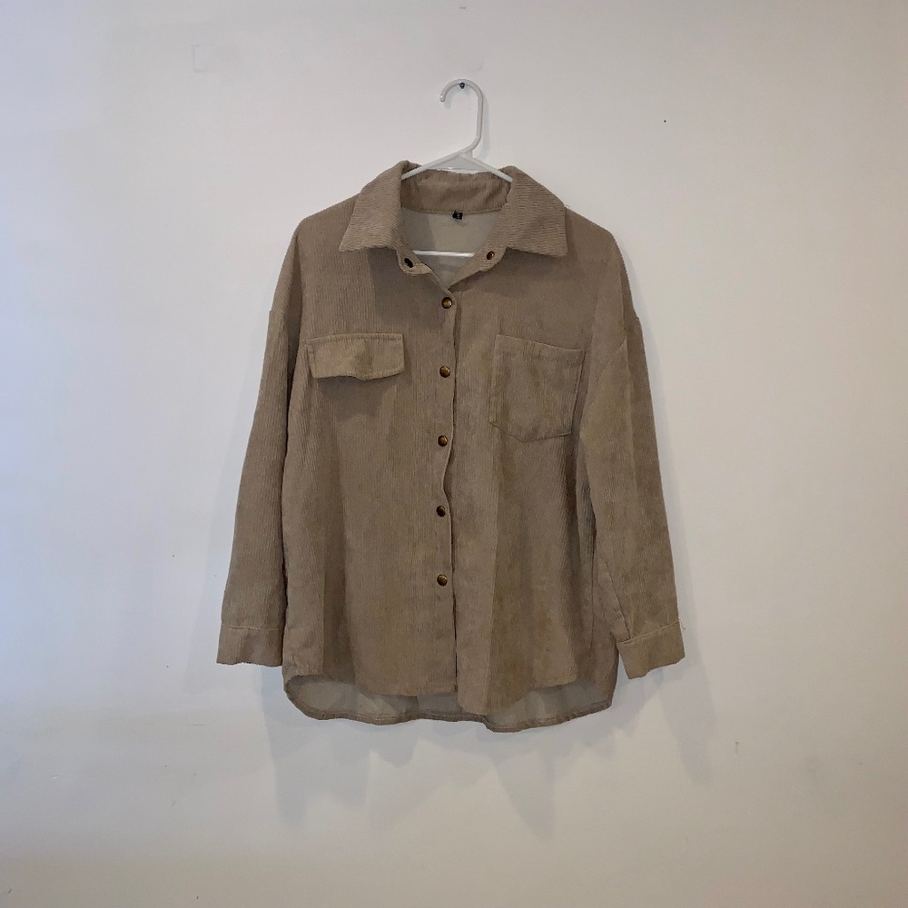 Vangull corduroy button up size m